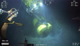Discovery on a pipeline in the Gulf of Mexico