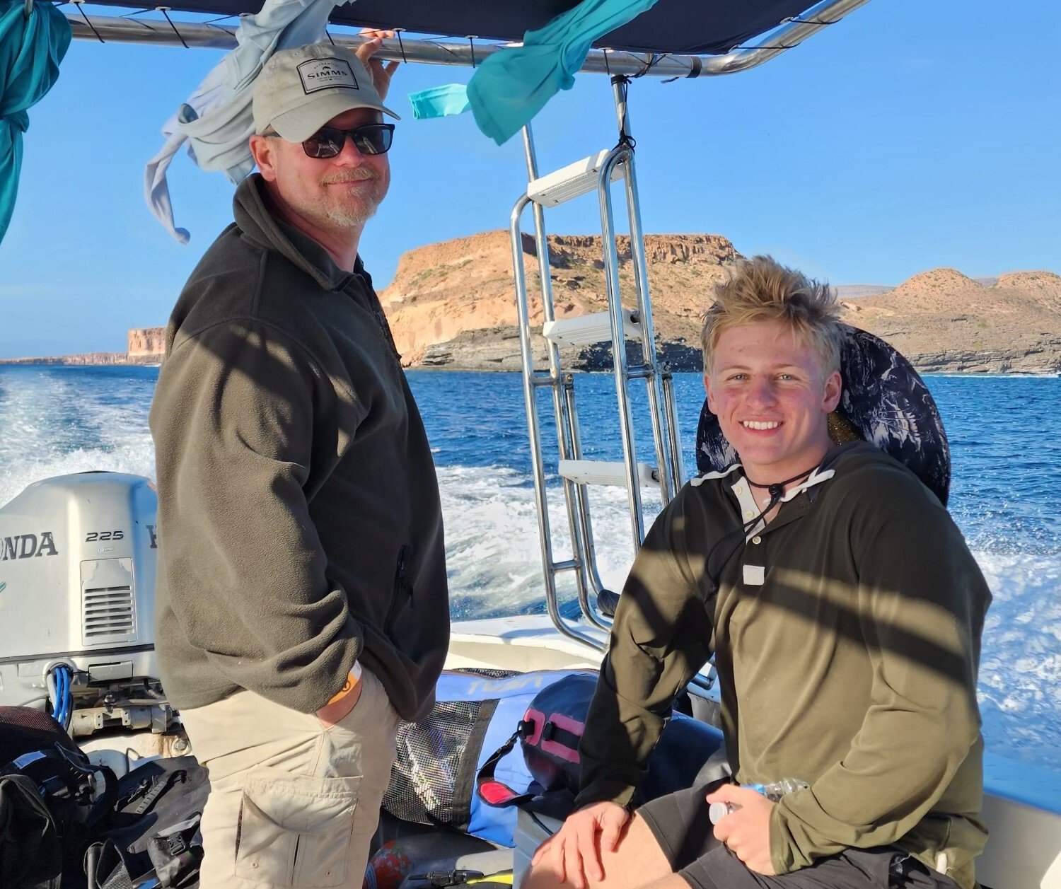 patrick hayes with his son