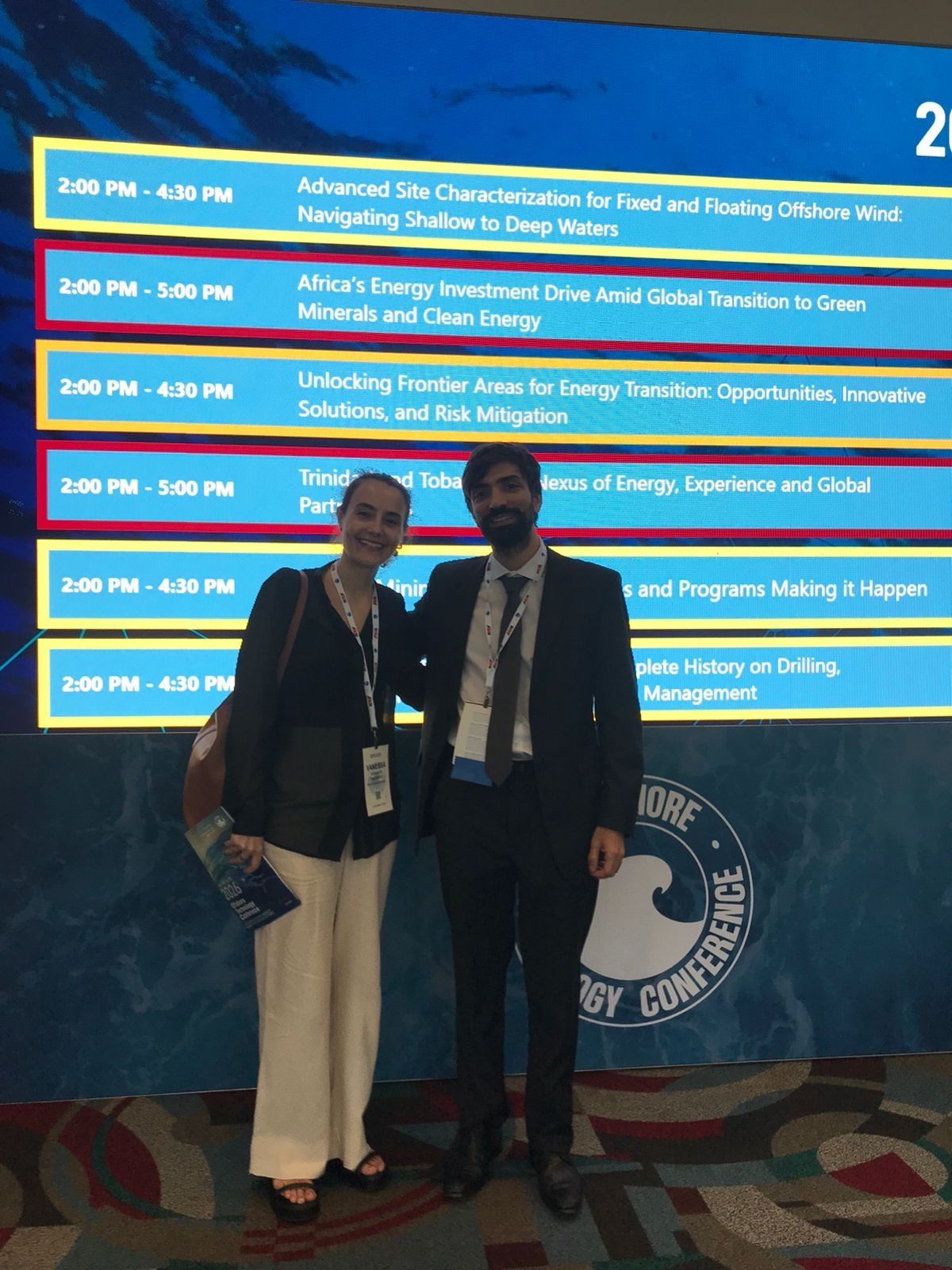 Vanessa at the OTC 2025 in Houston